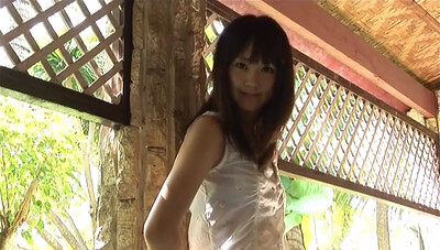Bloomed hottie Shoko Hamada exposed in Tropical Wind Scene 1