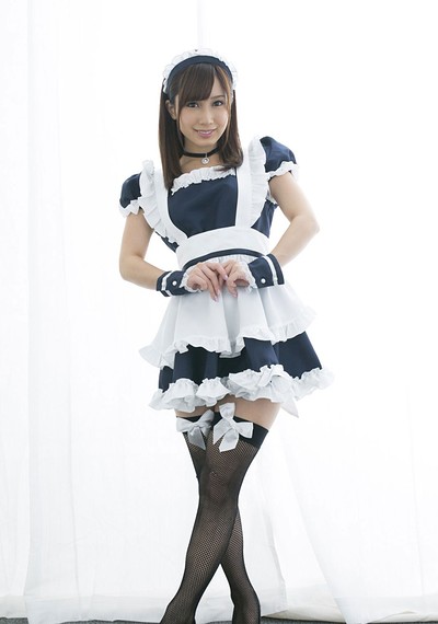 Kojima Minami in Maid You Look from All Gravure