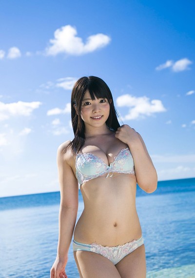 Ai Uehara in Crystal Blue 1 from All Gravure