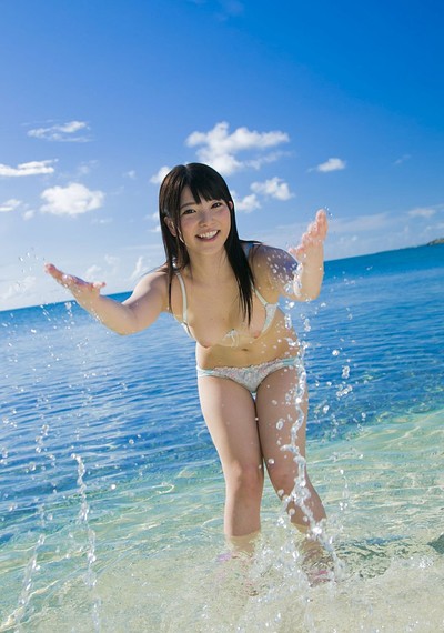 Ai Uehara in Crystal Blue 1 from All Gravure