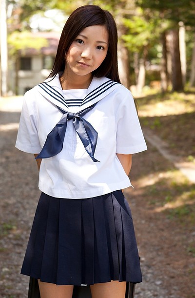 Fuuka Nishihama in Staying With Uncle from All Gravure