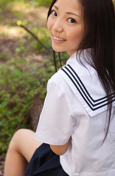 Fuuka Nishihama in Staying With Uncle from All Gravure