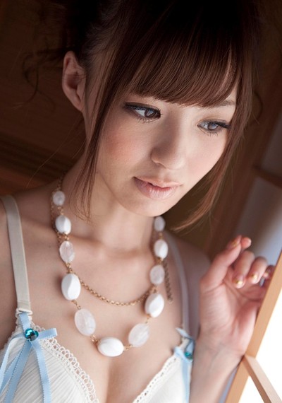 Hoshi Ai in Crystal Necklace from All Gravure