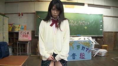 Adorable and playful girl Shina Kato shows her attractive young body