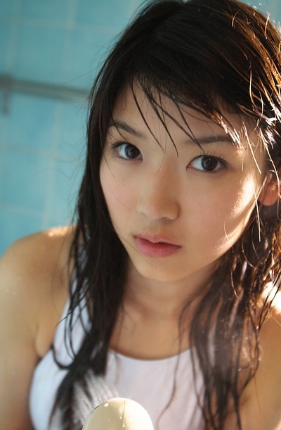 Noriko Kijima in Shower Test from All Gravure