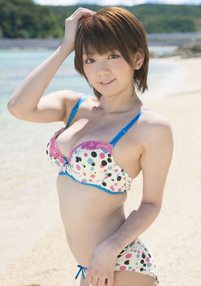 Rimi Mayumi in Playful Bikini from All Gravure