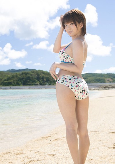Rimi Mayumi in Playful Bikini from All Gravure
