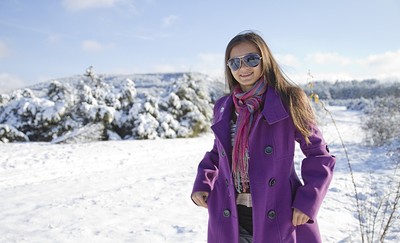 Sima in Winter Day from Teen Porn Storage