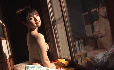 Beautiful girl Momoka Hasegawa posing in With Secret Scene 3
