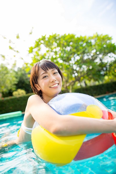 Koharu Nishino in Pool Nymph from All Gravure