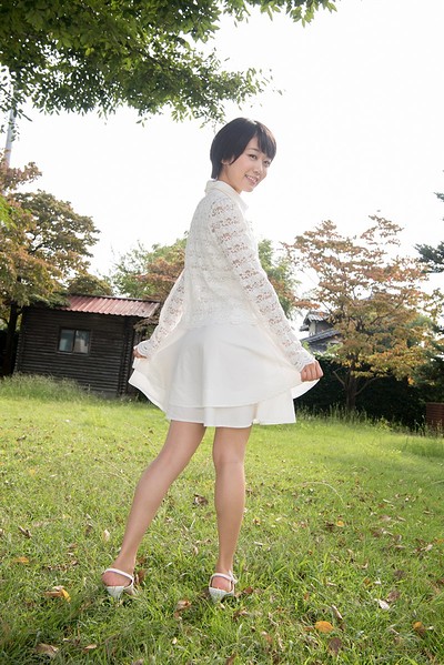 Koharu Nishino in White Peach from All Gravure