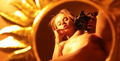 Milena in Mirror Mirror On The Flor from Milena Angel