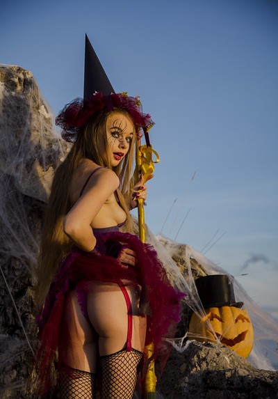 Milena Angel in Halloween from Milena Angel
