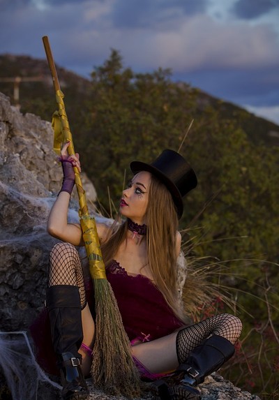 Milena Angel in Halloween from Milena Angel