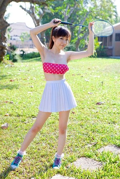 Airi Hirayama in Love At The Pool from All Gravure