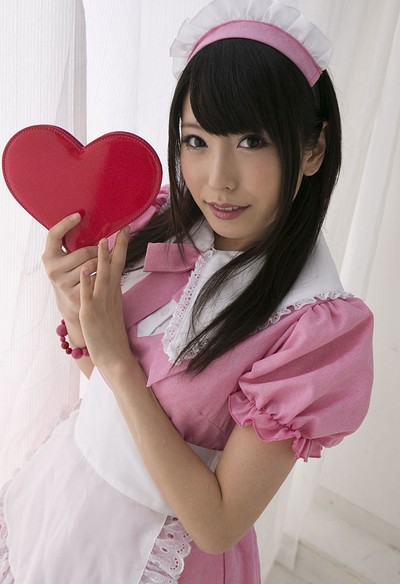 Chika Arimura in Maid Per Request from All Gravure