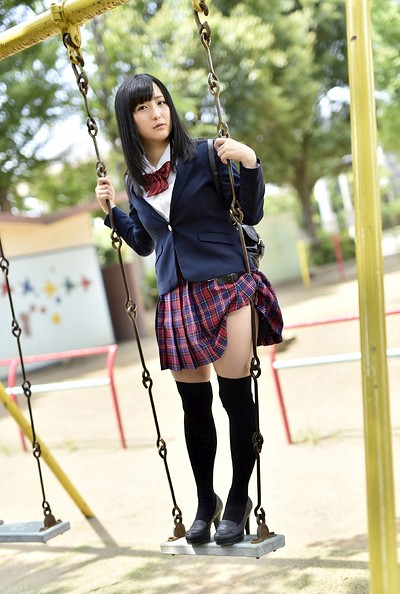 Satoko Hirano in Shy Satoko from All Gravure