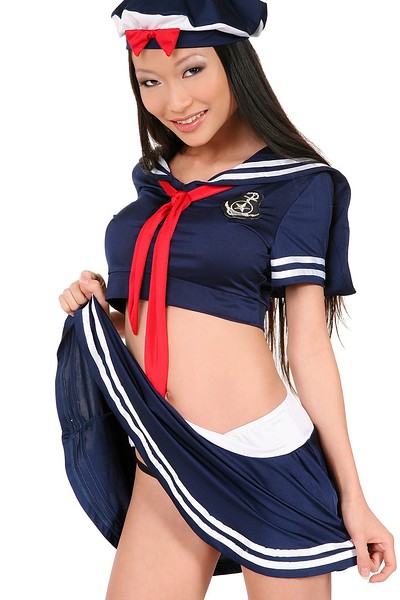 Pussykat in Blue Ship from Istripper