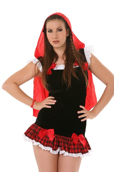 Conny in Little Red Riding Hood from Istripper