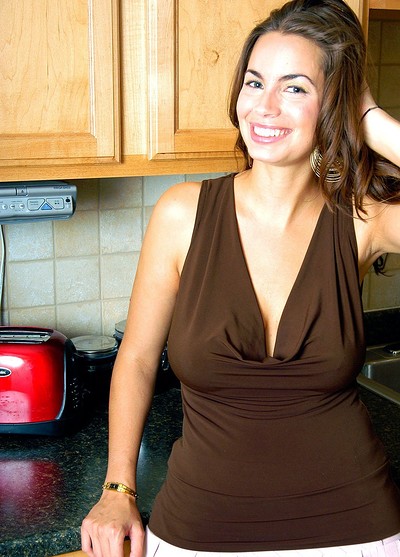 Lucinda in Brown In The Kitchen from Cosmid