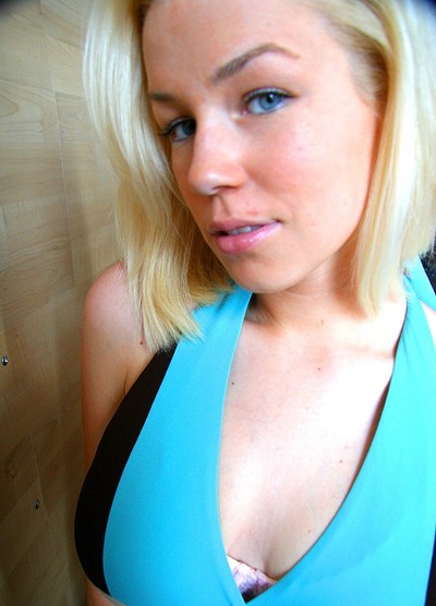 Leeann in Blue On Wood from Cosmid
