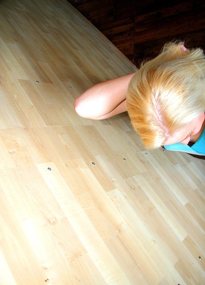 Leeann in Blue On Wood from Cosmid