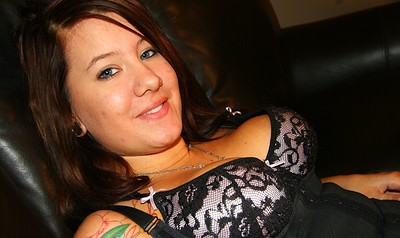 Brittany in Lace On The Couch from Cosmid