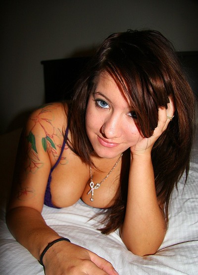 Brittany in Socks On The Bed from Cosmid