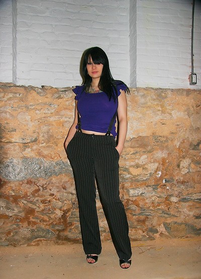 Jennique in Basement Strip Down from Cosmid