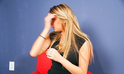 Cassie in Red Chair from Cosmid