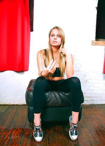 Cassie in Against The Wall from Cosmid