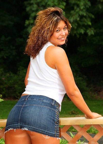 Becca Stein in The Wet Tank Top from Cosmid