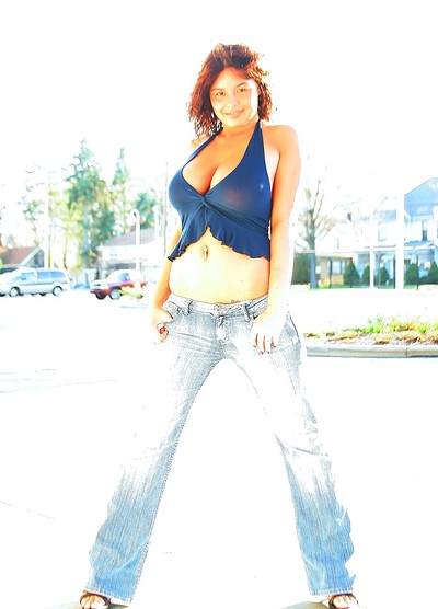 Becca Stein in Nice Blue Shirt from Cosmid