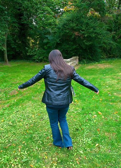 Christine in Stripping In The Park from Cosmid