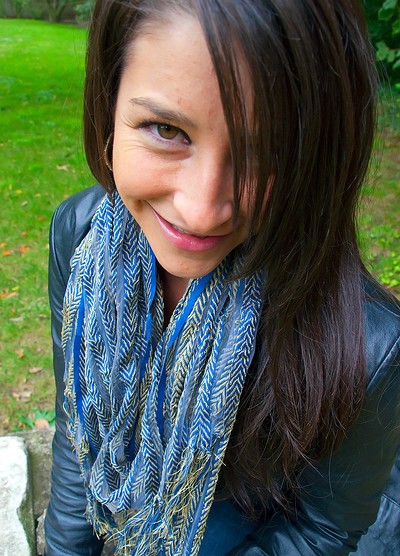 Christine in Stripping In The Park from Cosmid