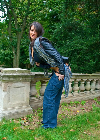 Christine in Stripping In The Park from Cosmid