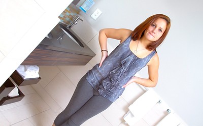 Alyssa in Bathroom Time from Cosmid