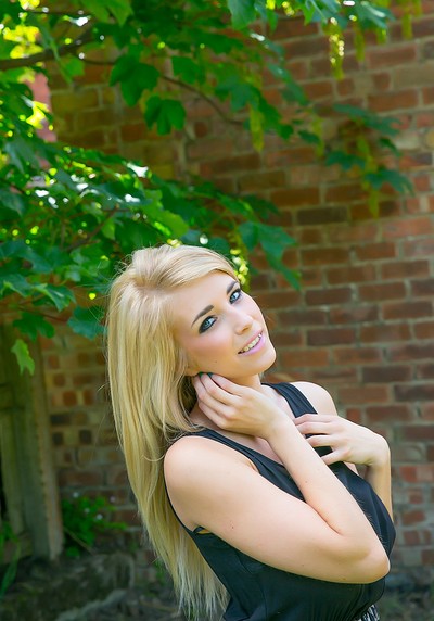 Jodie in Jodies Black Dress from Cosmid