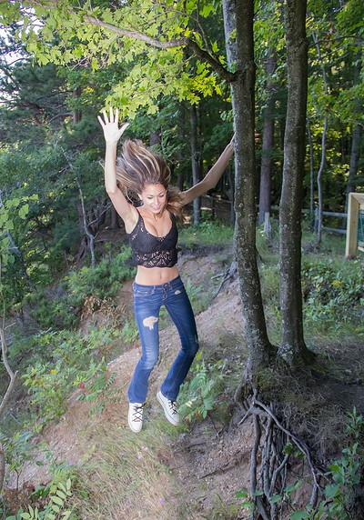 Becca Clark in Beccas Nature Walk from Cosmid