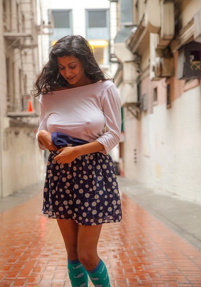 Carla White in Carlas On The Street from Cosmid
