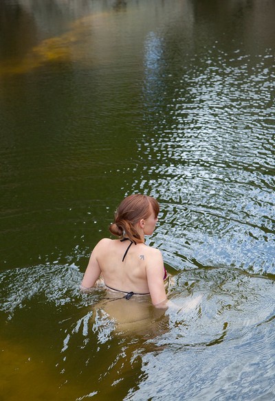 Jessica Fisher in Jessica In The Pond from Cosmid