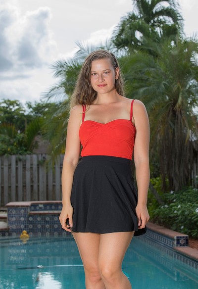 Lillie Varga in Lillie By The Pool from Cosmid