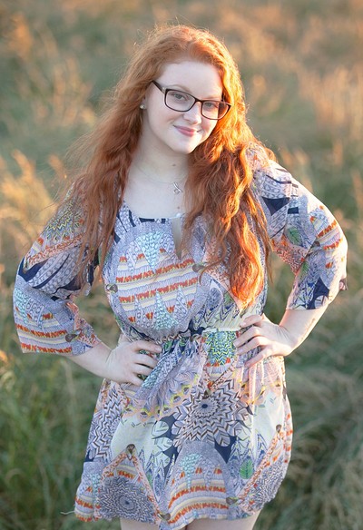 Kaycee Barnes in Kaycee In The Field from Cosmid