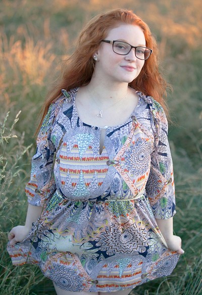 Kaycee Barnes in Kaycee In The Field from Cosmid