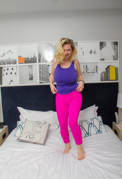 Mim Turner in Mims Yoga Clothes from Cosmid