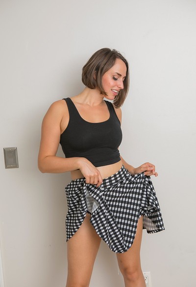 Karly Peters in Karls Little Skirt from Cosmid