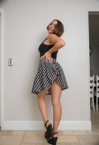 Karly Peters in Karls Little Skirt from Cosmid