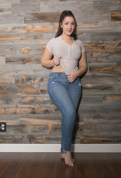 Lexi Lloyd in Lexis Jeans from Cosmid
