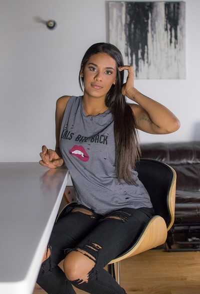 Jameika Turner in Jameikas Lounging Outfit from Cosmid