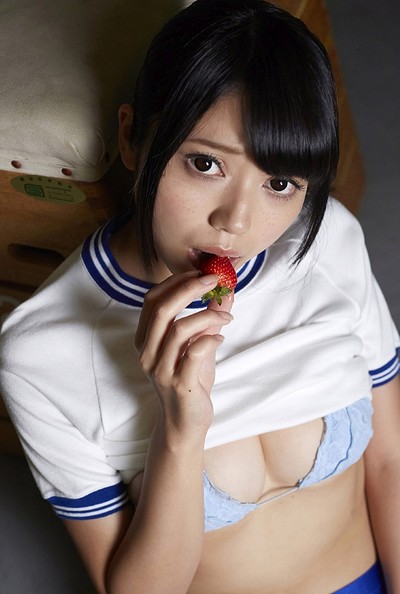 Chiyo Koma in Strawberry Bite from All Gravure